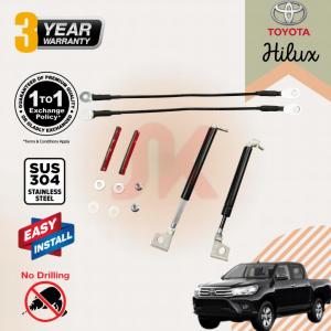 TOYOTA HILUX 2005-2015 (SINGLE HANDLE) TAILGATE STRUT ASSIST KIT