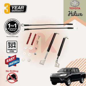 TOYOTA HILUX 2015-2020 (SINGLE HANDLE) TAILGATE STRUT ASSIST KIT